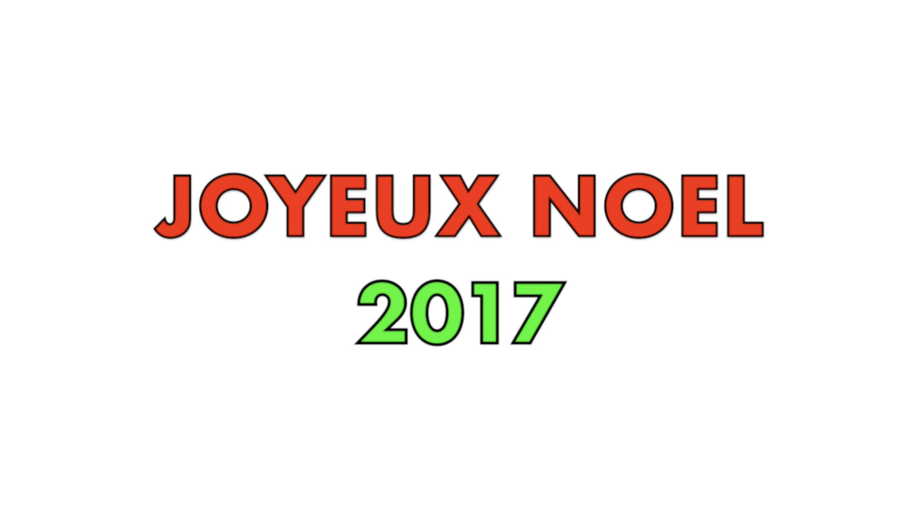 Message Noël 2017